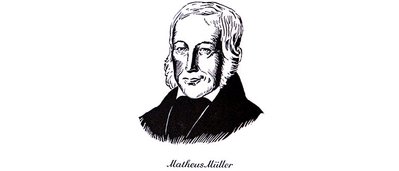 Artistic representation of Matheus Müller with lettering