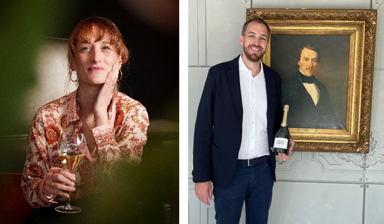 Porträtfotos von Élise Losfelt und Emilien Erard