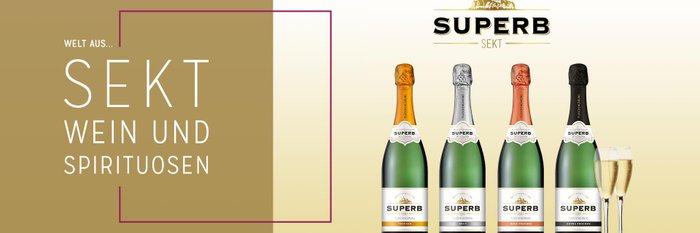 Vielfalt der SUPERB Sektvariationen für besondere Anlässe