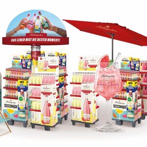 Rotkäppchen Sommerpromo POS Materialien