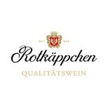 Das Logo von Rotkäppchen, einem renommierten deutschen Qualitätswein, mit einer stilisierten Krone darüber.