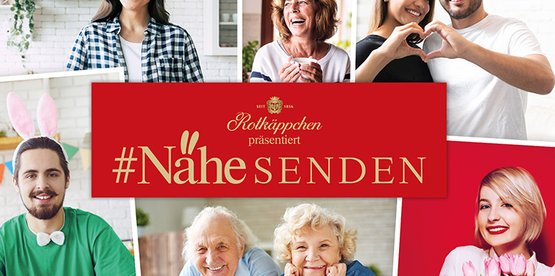 Ein buntes Mosaik von Menschen, die Freude und Zuneigung ausdrücken, unterstreicht die Bedeutung von Nähe und Gemeinschaft.