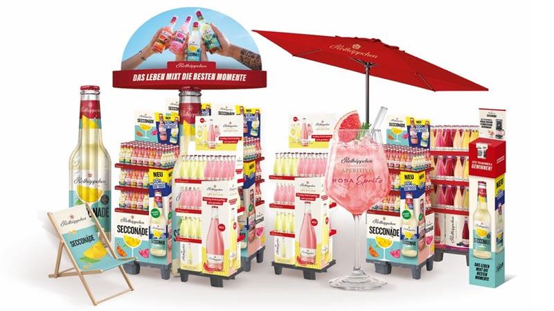 Rotkäppchen Sommerpromo POS Materialien