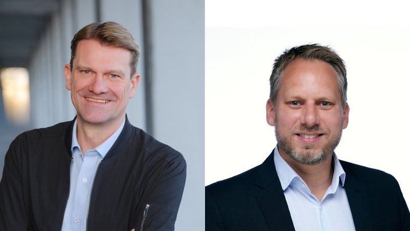 Porträtfotos von Marko Rippe und Henning Reinke nebeneinander
