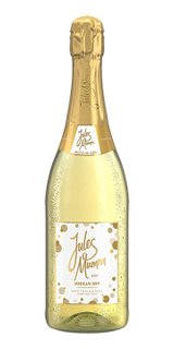 Ein eleganter Sekt mit dem Etikett 'Medium Dry', das in einer festlichen Atmosphäre für besondere Anlässe geeignet ist.