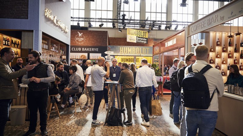 Blick auf den Stand von Reidemeister und Ulrichs auf dem Bar Convent Berlin (BCB) 2024