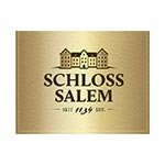 The golden shield shows the inscription 'Schloss Salem' and the year of its foundation, 1539, in elegant lettering.