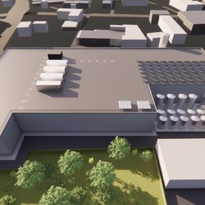 Planungsbild Neubau Nordbrand Nordhausen